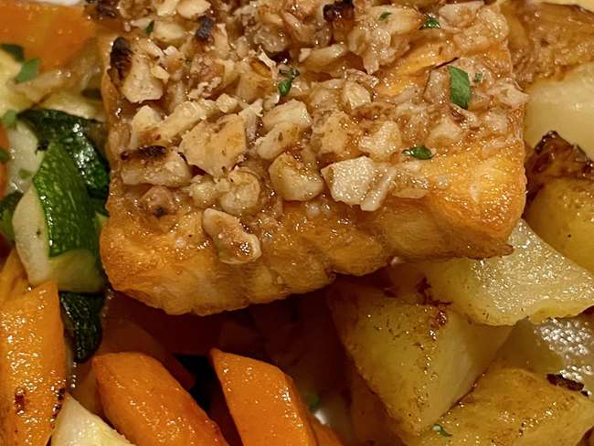 Maple Walnut Salmon